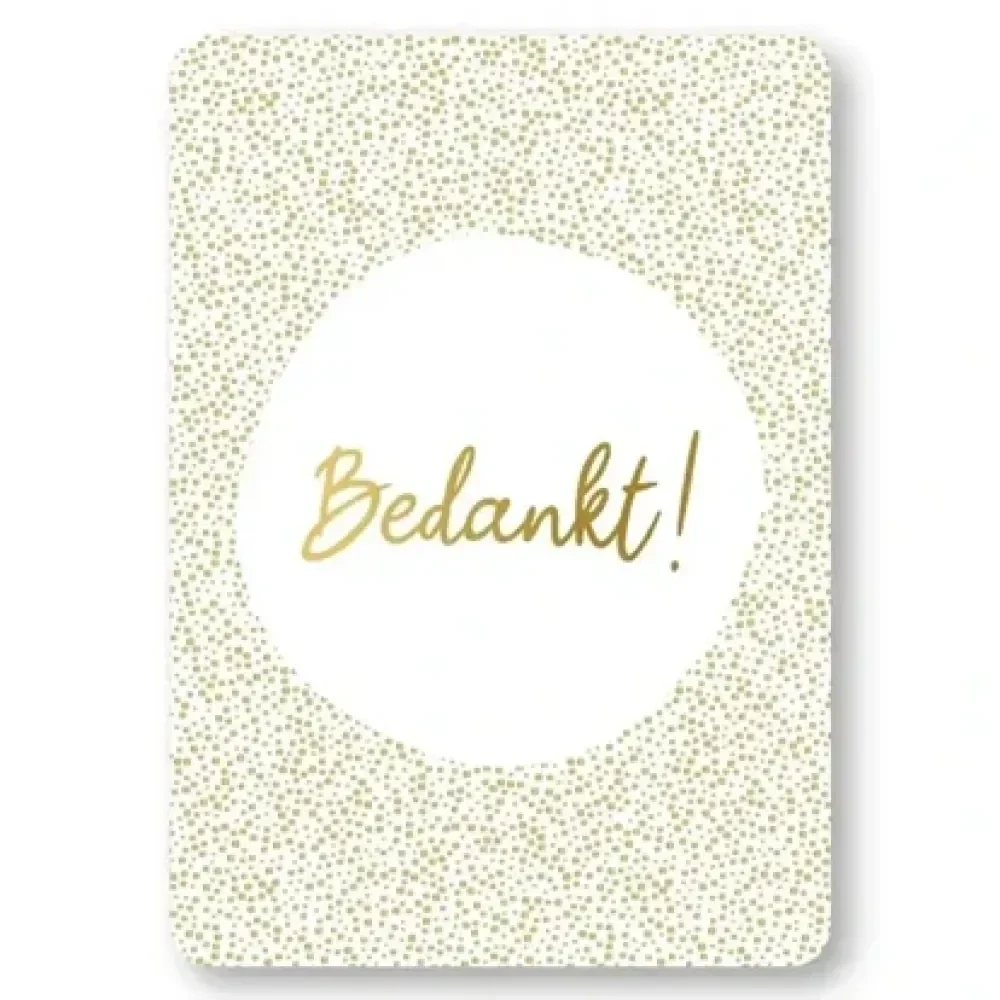 WENSKAART | BEDANKT