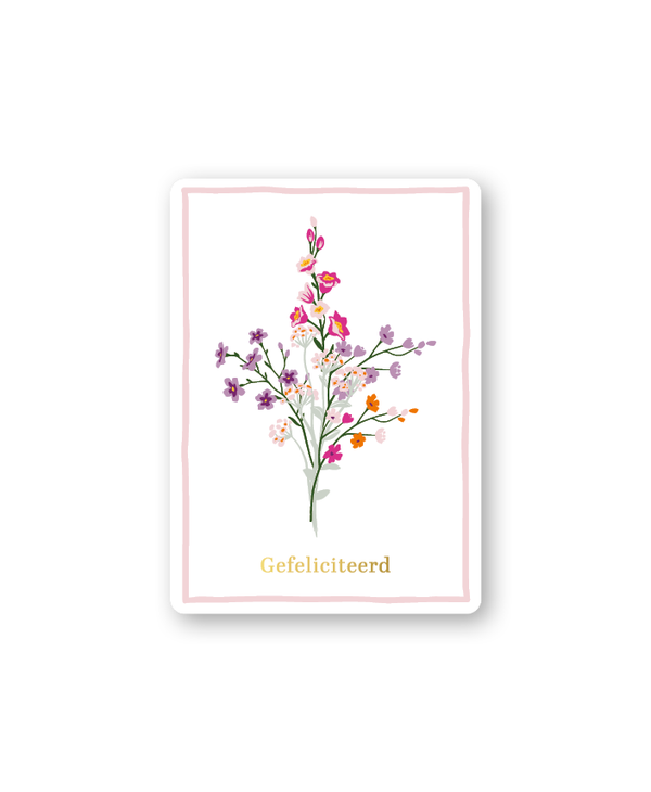 WENSKAART | GEFELICITEERD
