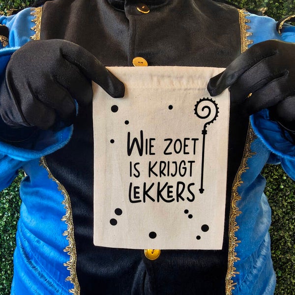 PEPERNOTENZAKJE | WIE ZOET IS KRIJGT LEKKERS