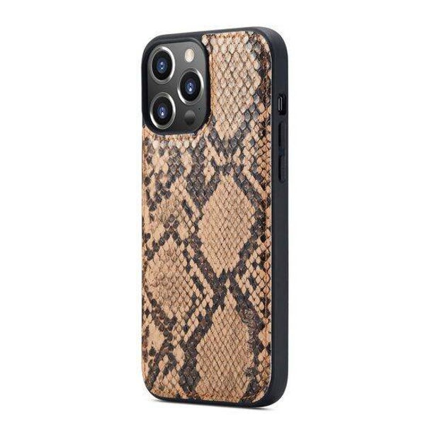 2-in-1 Snake Design Case - iPhone 13 Pro Max - Beige
