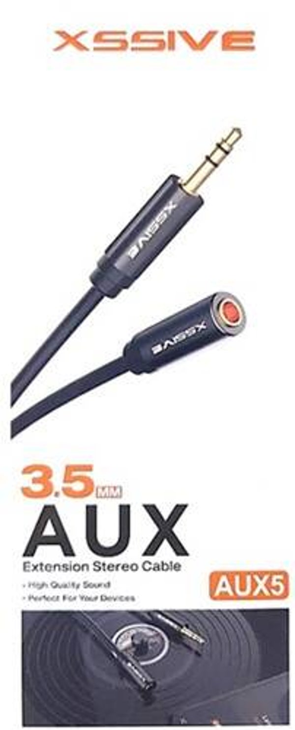 XSSIVE - Extension Stereo Cable - 3.5mm AUX