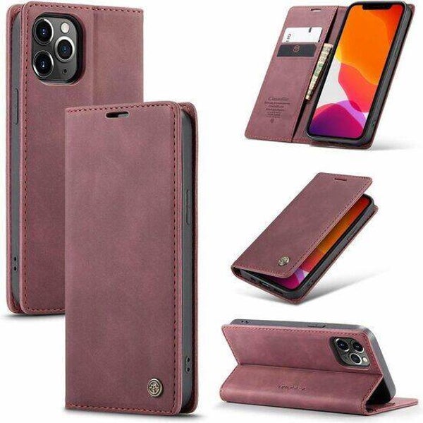 CaseMe - Slim Bookcase - iPhone 11 Pro Max - Bordeaux