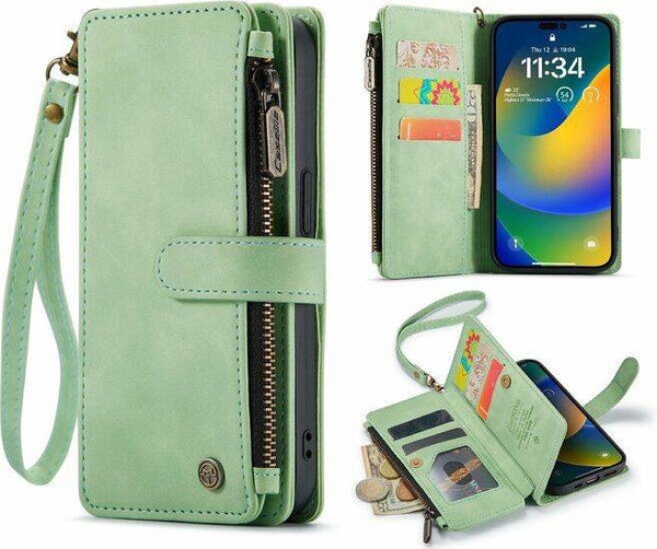 CaseMania - Wallet Case - iPhone 12 Pro - Pistache