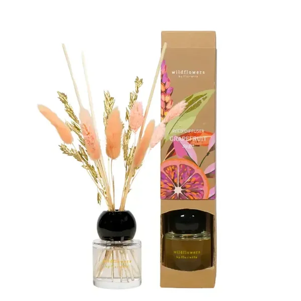 Diffuseur à roseaux Wildflowers – Pamplemousse & Sauge – 50 ml