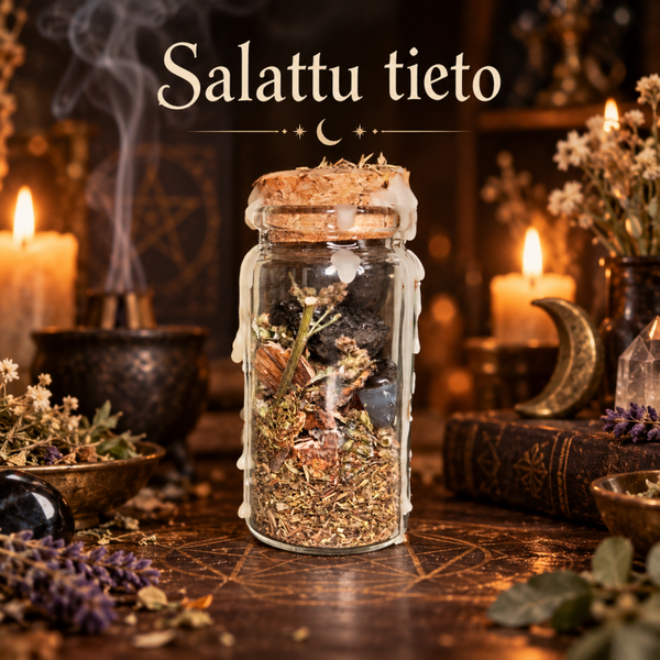 Loitsupullo Salattu tieto