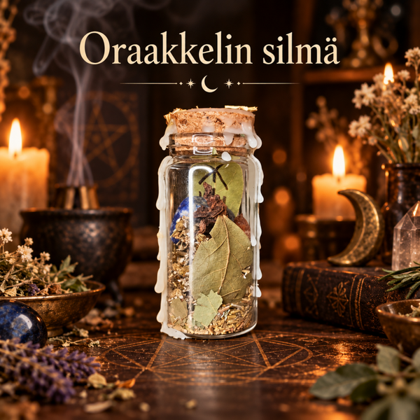Loitsupullo Oraakkelin silmä