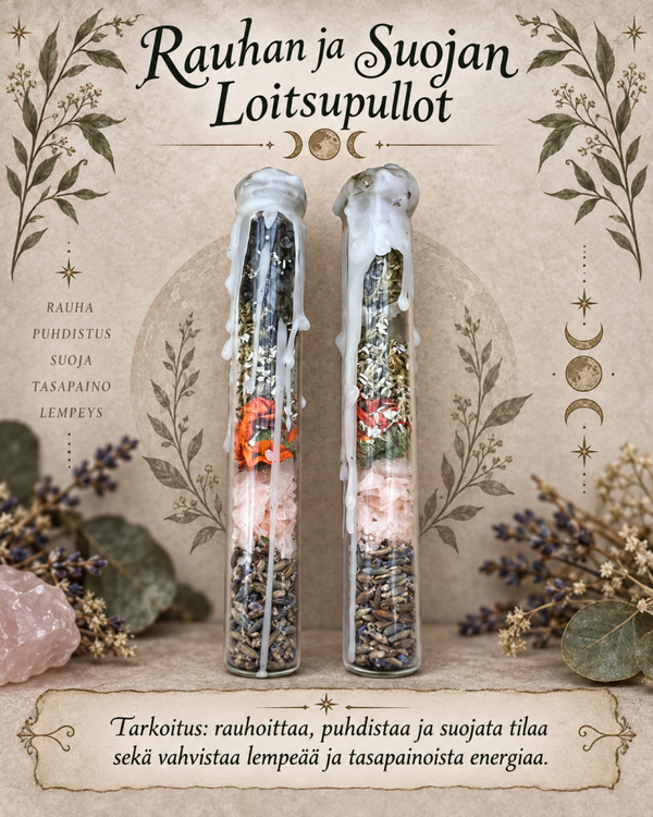 Rauhan ja suojan loitsupullo