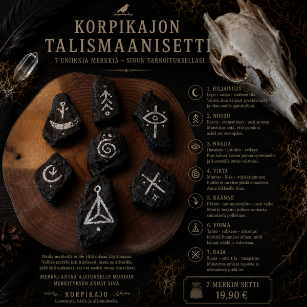 Korpikajon talismanisetti