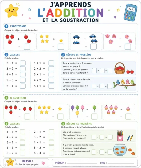 Additions & soustractions
