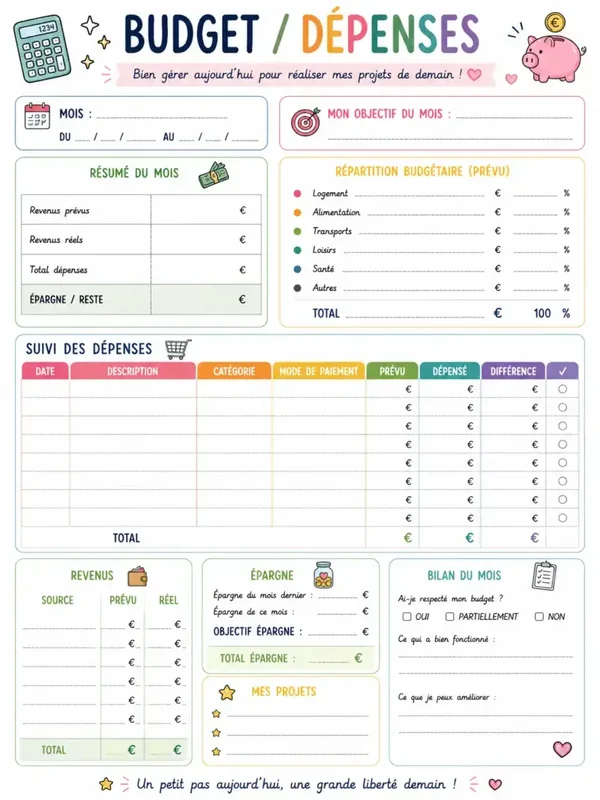 Budget / dépenses