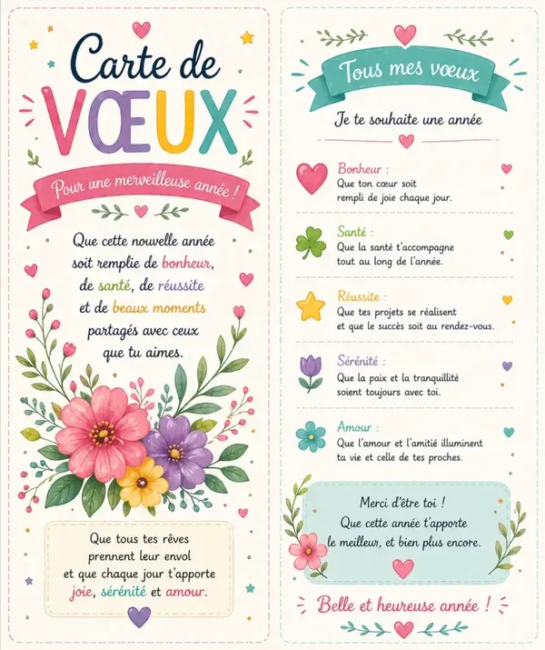 Carte de vœux