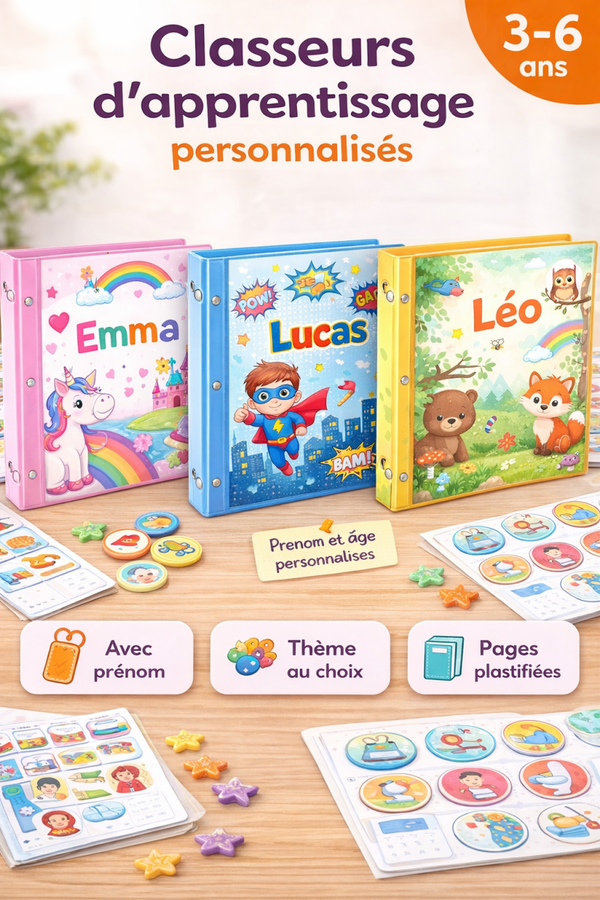 Classeurs d'apprentissage personnalisés