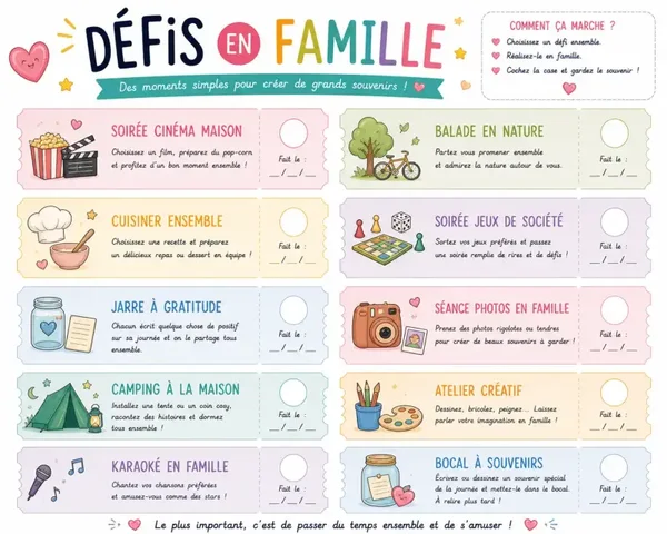 Défis en famille