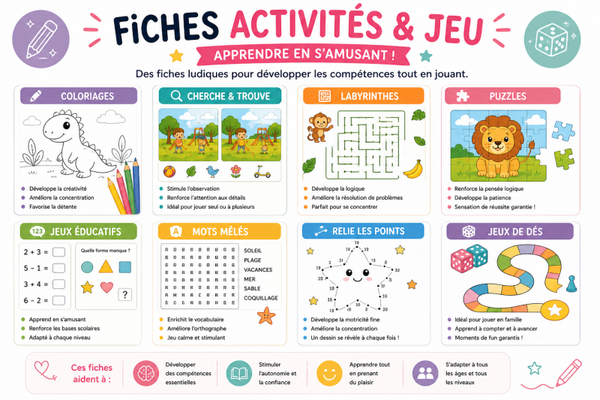 Fiches activités & jeux