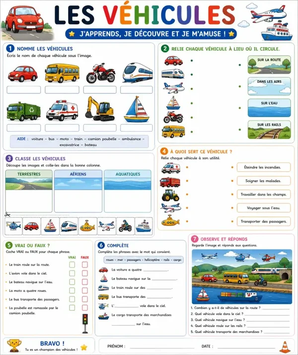Les véhicules