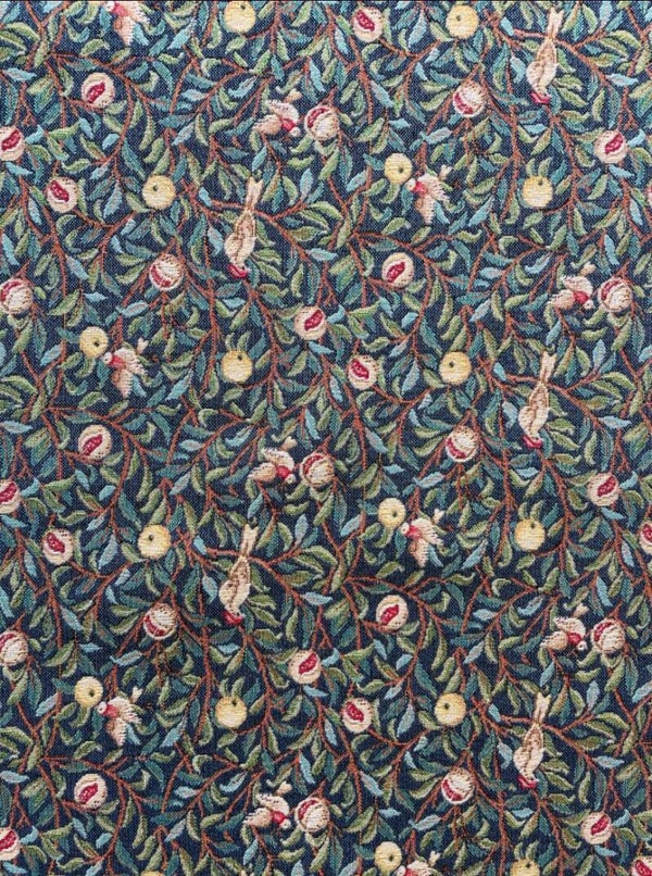 Gobelin broke blauw 140 cm hoog / breed