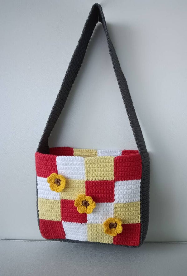 Kinder Häkeltasche Handarbeit/Bolsita de ganchillo para nenas
