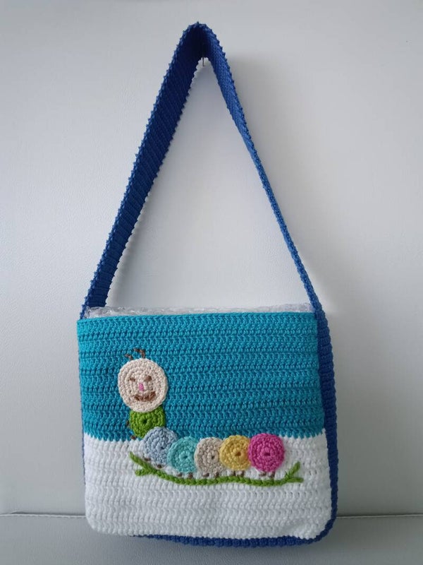 Kinder Häkeltasche Handarbeit/Bolsita de ganchillo para nenas