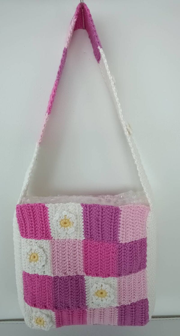 Kinder Häkeltasche Handarbeit/Bolsita de ganchillo para nenas