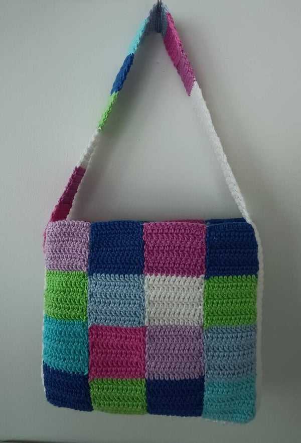 Kinder Häkeltasche Handarbeit/Bolsita de ganchillo para nenas
