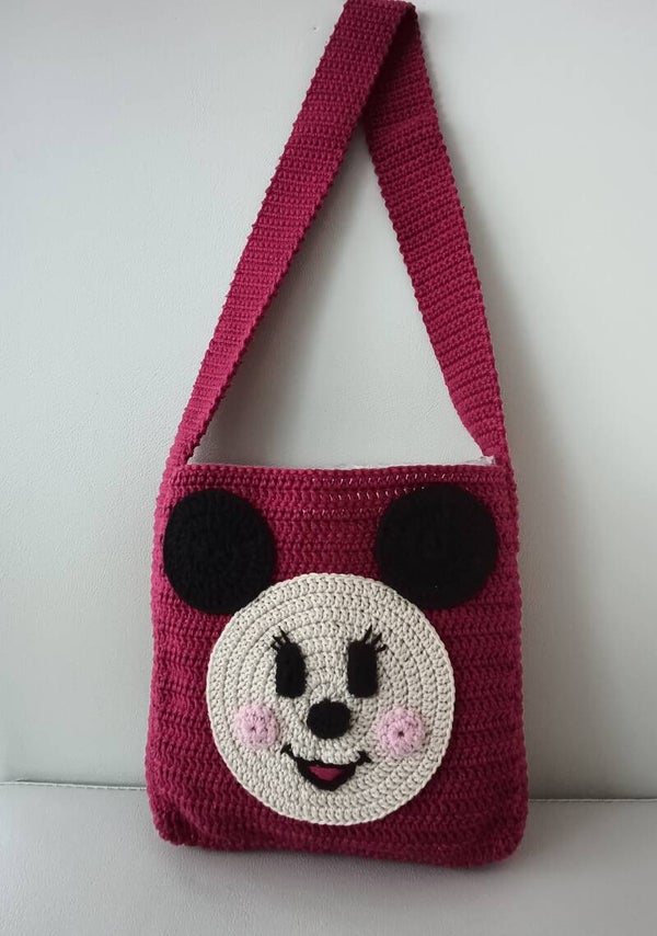 Kinder Häkeltasche Handarbeit/Bolsita de ganchillo para nenas
