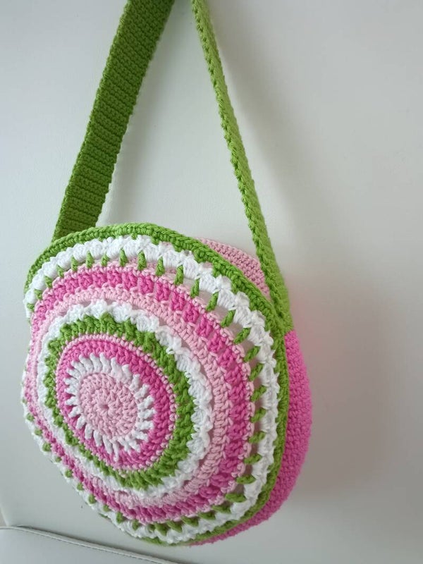 Kinder Häkeltasche Handarbeit/Bolsita de ganchillo para nenas