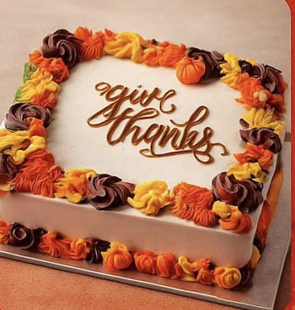 Design 4 – Give Thanks Cake 10-inch