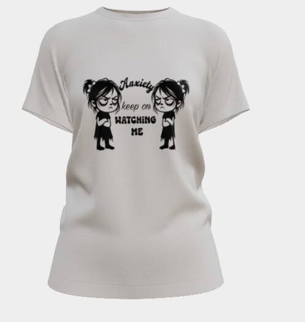 Graphic Vinyl Tee-Anxiety