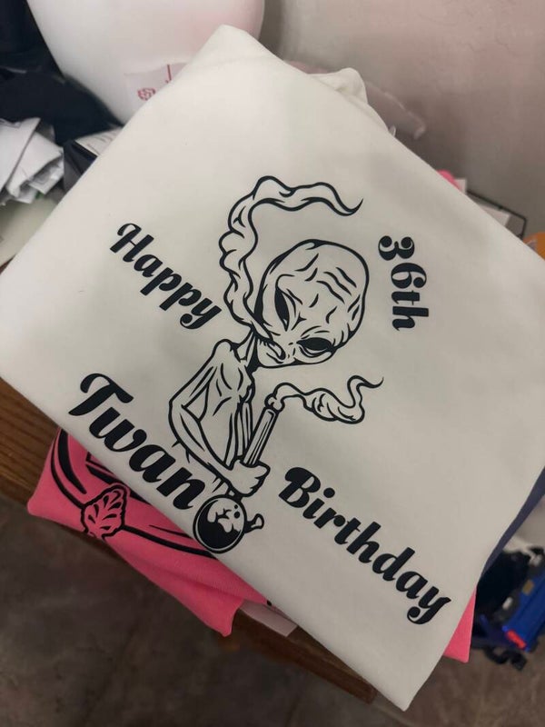 Customizable bday tee