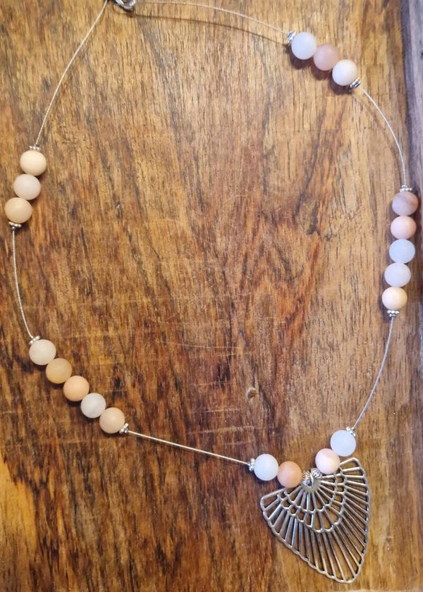 Collier Quartz pêche