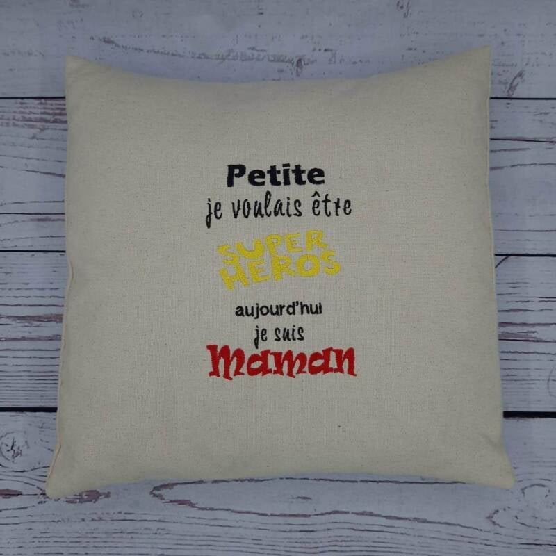 Housse de coussin Maman