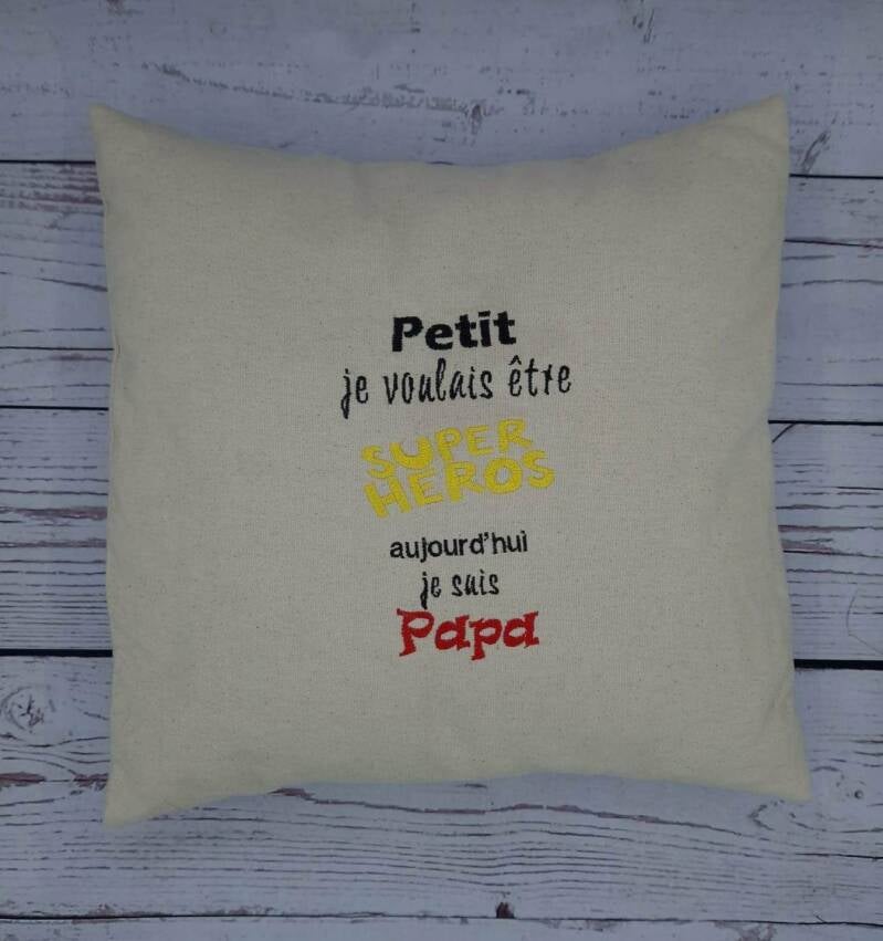 Housse de coussin Papa