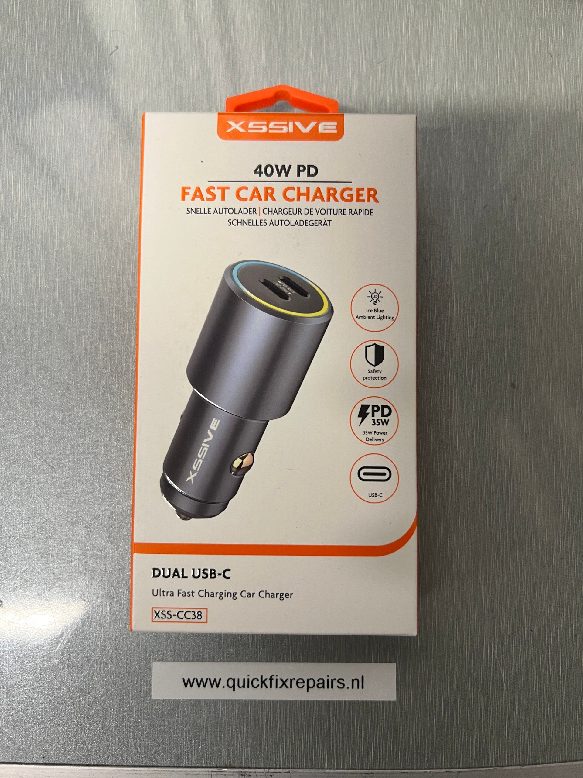 Xssive auto oplader 40W