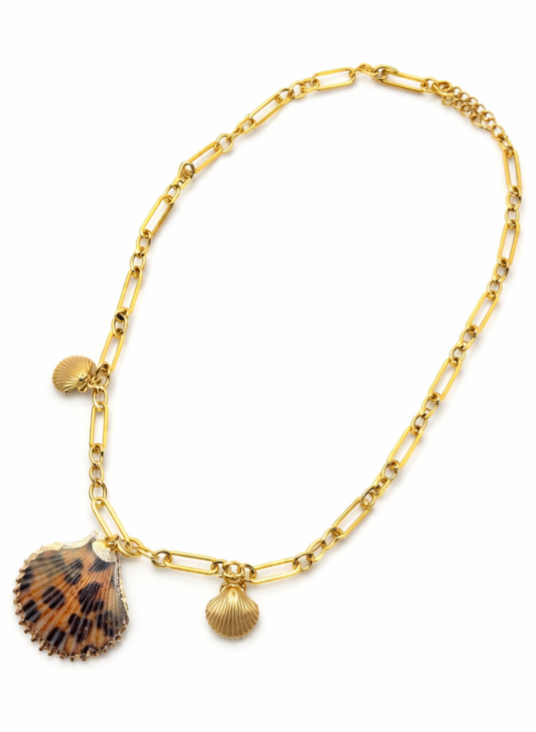 the leopard shell necklace