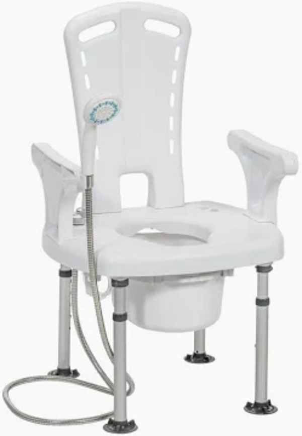 AQ Shower Chair & Commode, 1EA, 1CV