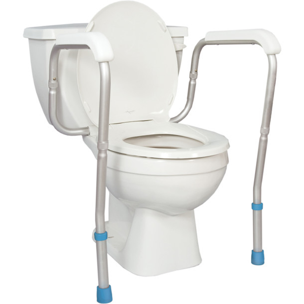 Aqs TOILET RAIL ON FLOOR