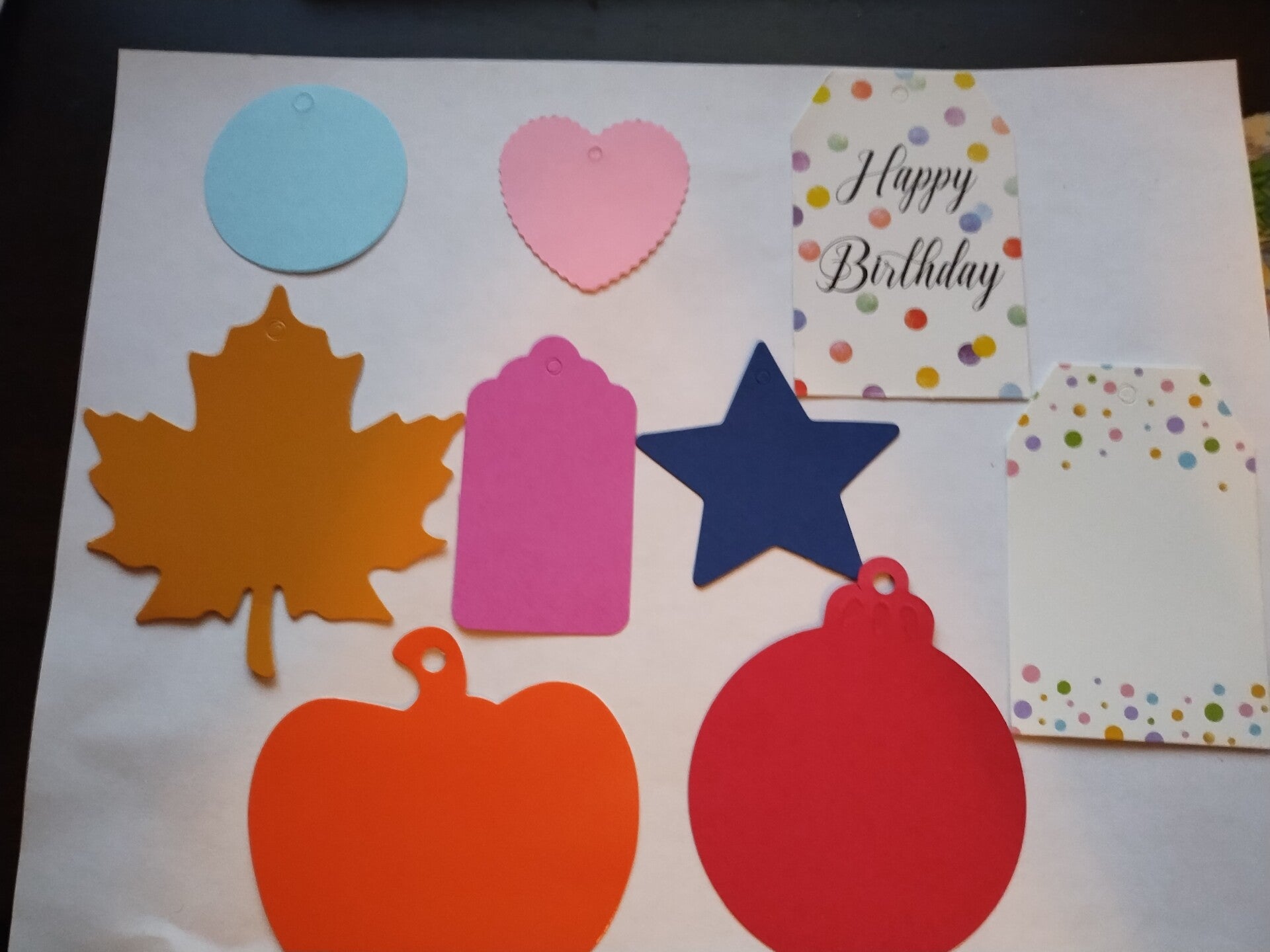 Tags for gift bags
