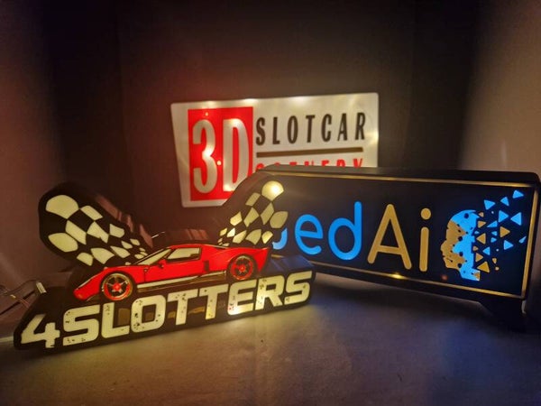 Logo ledbak. van u favoriete logo of merk