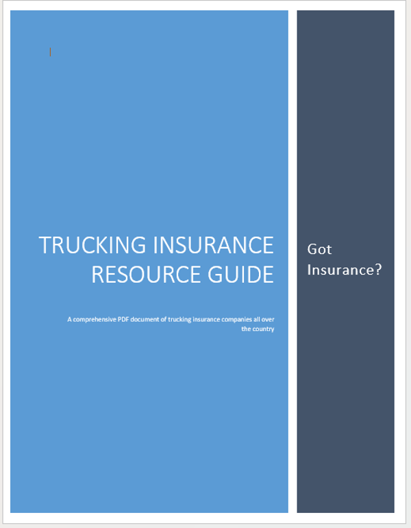 Truck insurance resource guide