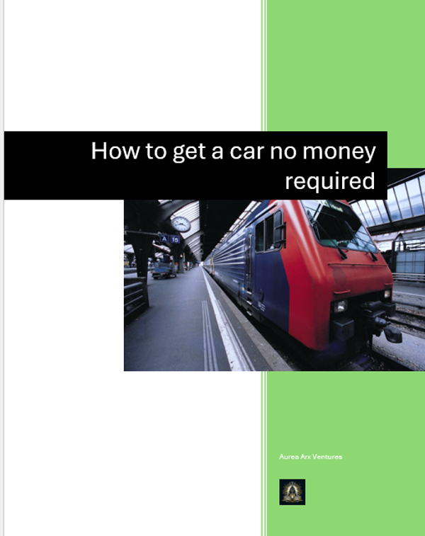 How to get a car No money required