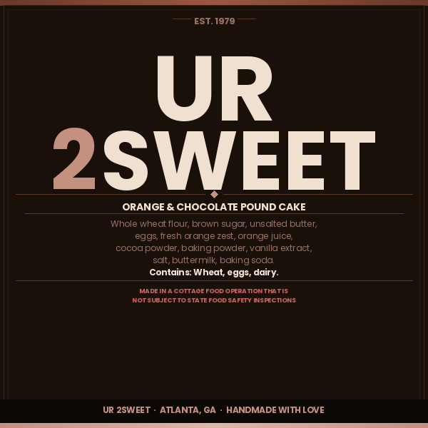 UR2 Orange &Chocolate Cake