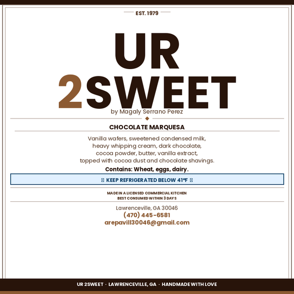 UR2 Chocolate Marquesa