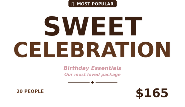SWEET CELEBRATION (Most Popular)