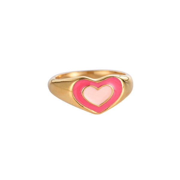 Heart in Heart Ring