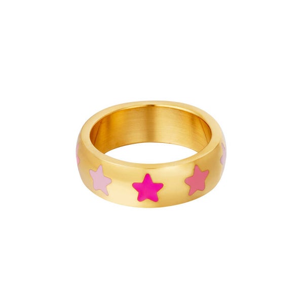 Stars Ring Pink