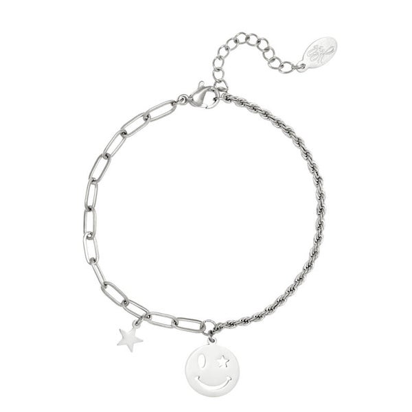 Smiley and Star Bracelet