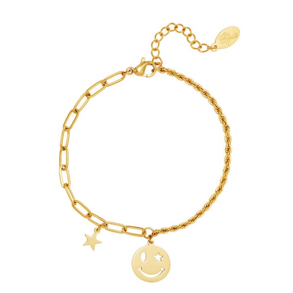 Smiley and Star Bracelet