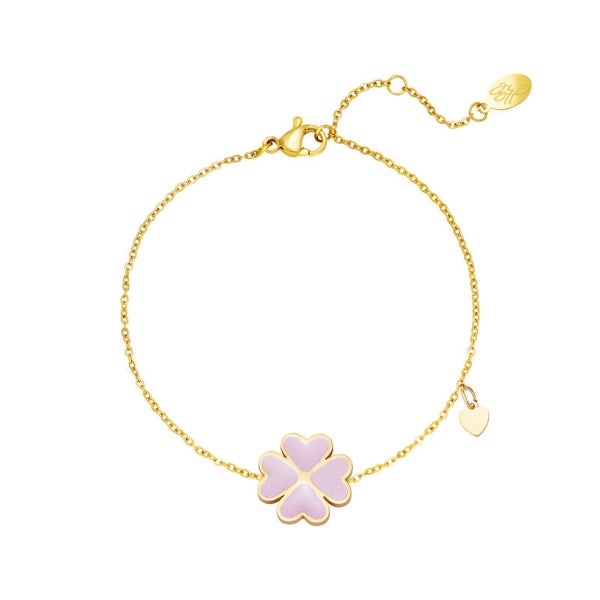 Clover Bracelet Pink
