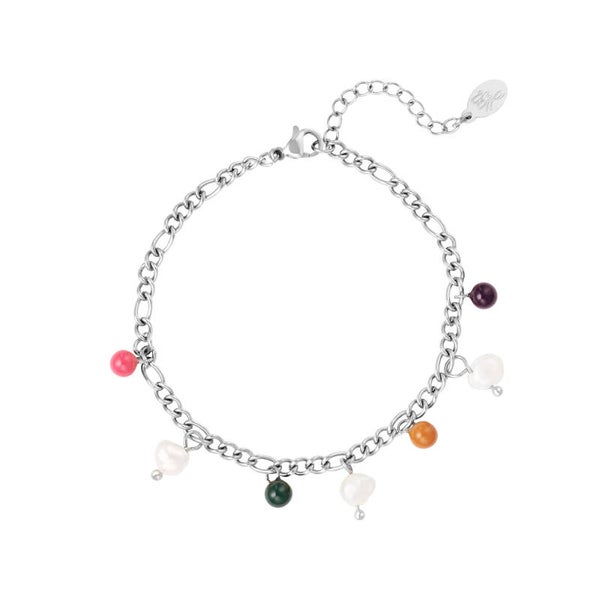 Bracelet Colored Charms