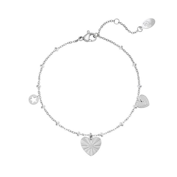Hearts coins Bracelet